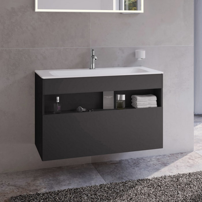 Keuco Stageline Waschtischunterbau 100 x 62,5 cm, mit 1 Auszug