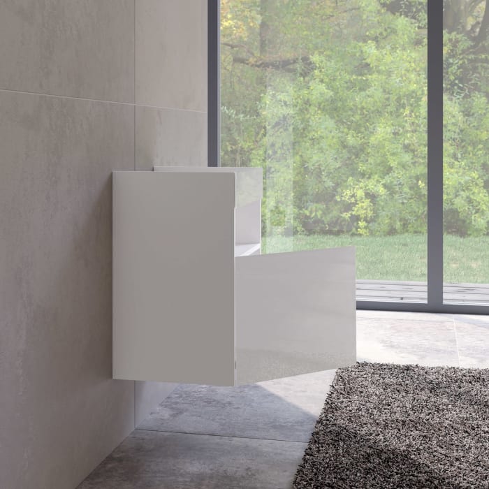 Keuco Stageline Waschtischunterbau 46 x 62,5 cm, Anschlag links, 1-türig