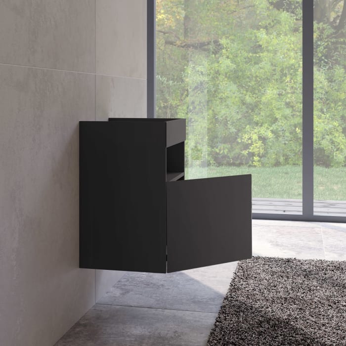 Keuco Stageline Waschtischunterbau 46 x 62,5 cm, Anschlag links, 1-türig