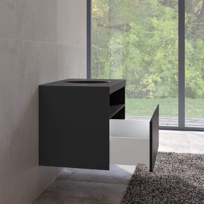 Keuco Stageline Waschtischunterbau 80 cm, ohne Hahnloch