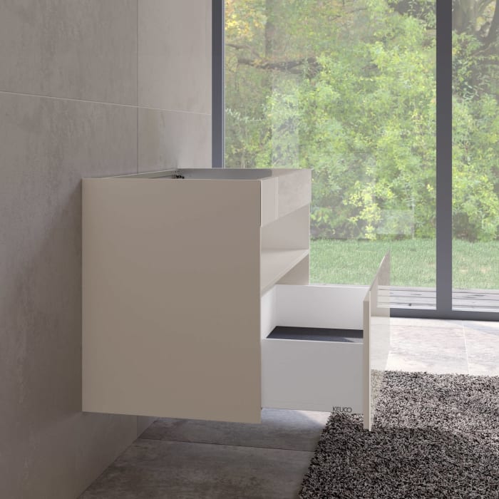 Keuco Stageline Waschtischunterbau 100 x 62,5 cm, mit 1 Auszug und LED-Fachbeleuchtung