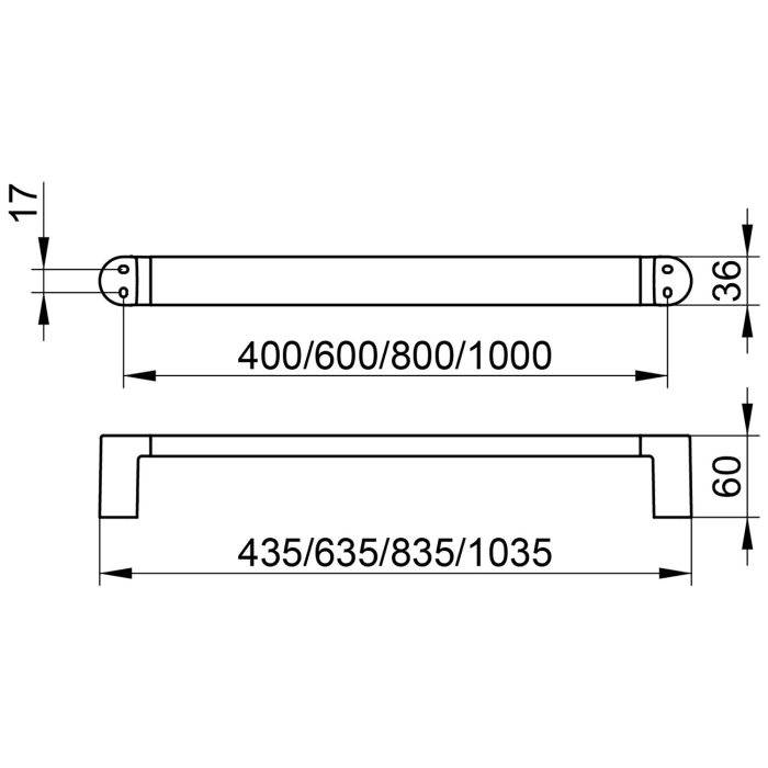 Keuco Elegance Neu Badetuchhalter 40 cm