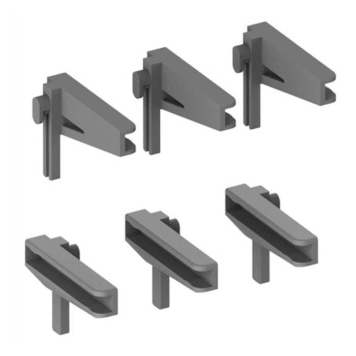 Keuco EDITION 400  Bodenträgersatz für Einbau-Spiegelschrank 141 cm