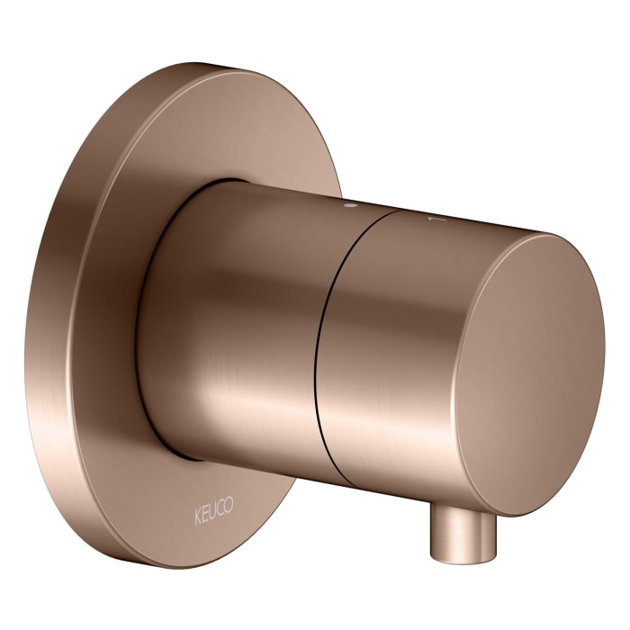 Keuco IXMO Umstellventil für 2 Verbraucher, Unterputz, Rosette rund