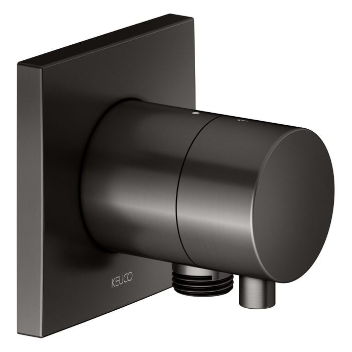 Keuco IXMO Umstellventil für 2 Verbraucher, Unterputz, mit Schlauchanschluss, Rosette eckig