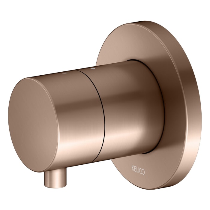 Keuco IXMO Umstellventil für 2 Verbraucher, Unterputz, Rosette rund