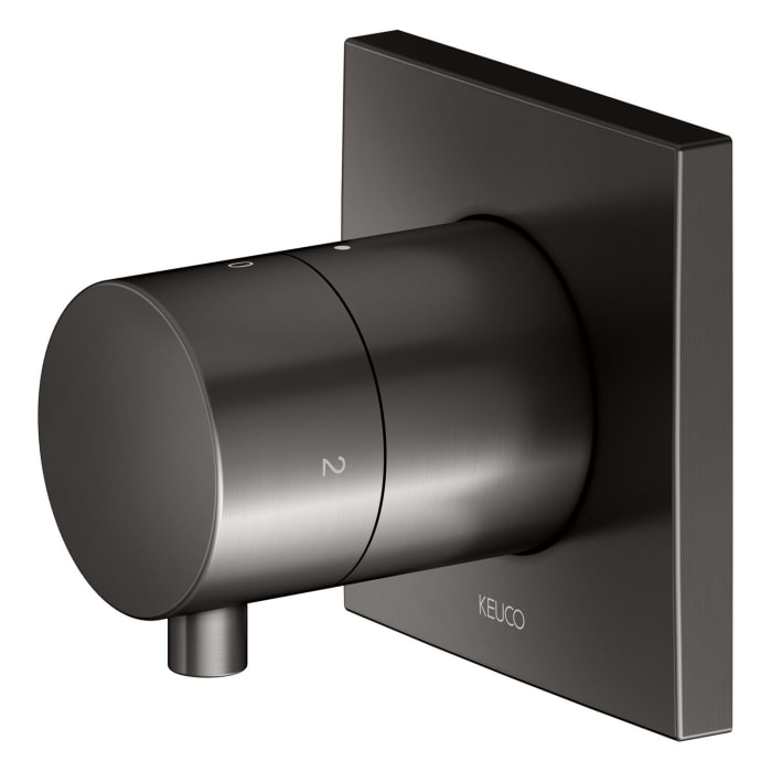 Keuco IXMO Ab- und Umstellventil für 2 Verbraucher, Unterputz, Rosette eckig