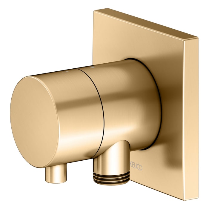 Keuco IXMO Umstellventil für 2 Verbraucher, Unterputz, mit Schlauchanschluss, Rosette eckig