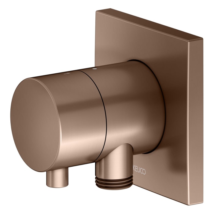 Keuco IXMO Umstellventil für 2 Verbraucher, Unterputz, mit Schlauchanschluss, Rosette eckig