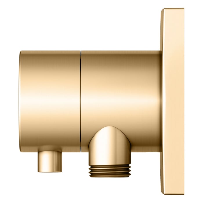 Keuco IXMO Umstellventil für 2 Verbraucher, Unterputz, mit Schlauchanschluss und Brausehalter, Rosette eckig