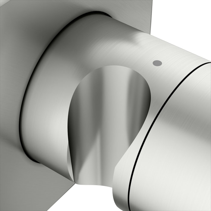 Keuco IXMO Umstellventil für 2 Verbraucher, Unterputz, mit Schlauchanschluss und Brausehalter, Rosette eckig