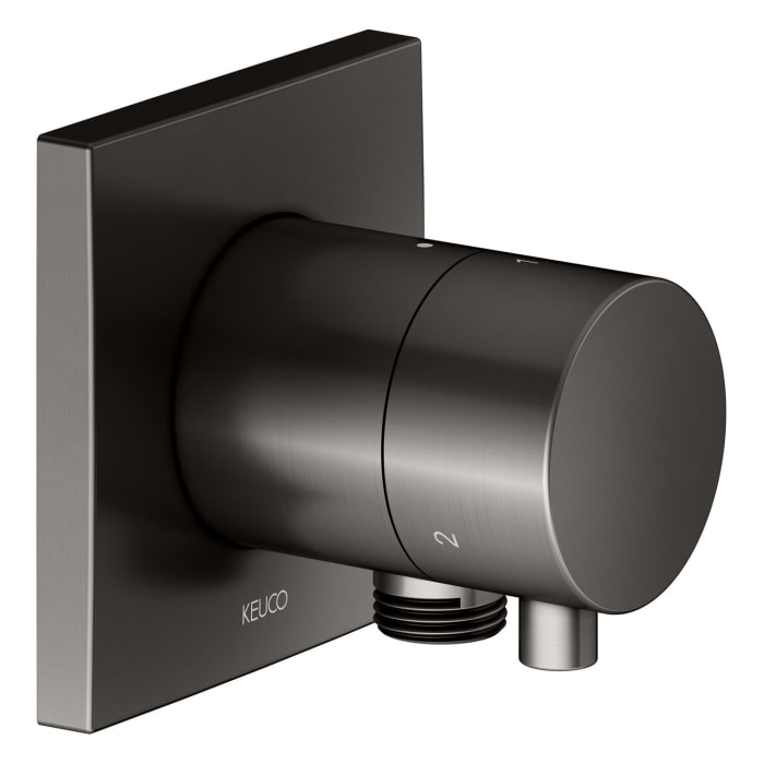 Keuco IXMO Umstellventil für 3 Verbraucher, Unterputz, mit Schlauchanschluss, Rosette eckig