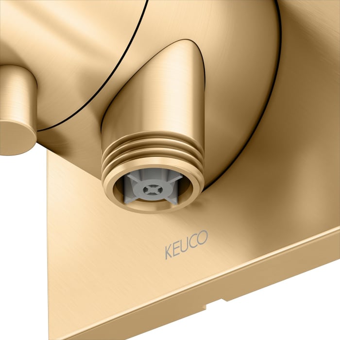 Keuco IXMO Umstellventil für 3 Verbraucher, Unterputz, mit Schlauchanschluss, Rosette eckig