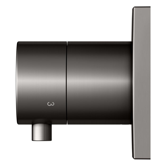 Keuco IXMO Umstellventil für 3 Verbraucher, Unterputz, Rosette eckig