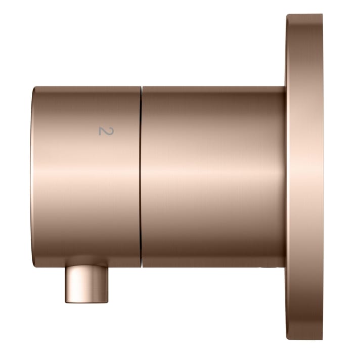 Keuco IXMO Ab- und Umstellventil für 3 Verbraucher, Unterputz, Rosette rund