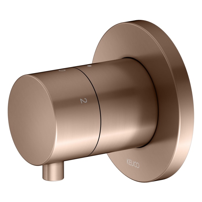 Keuco IXMO Ab- und Umstellventil für 3 Verbraucher, Unterputz, Rosette rund