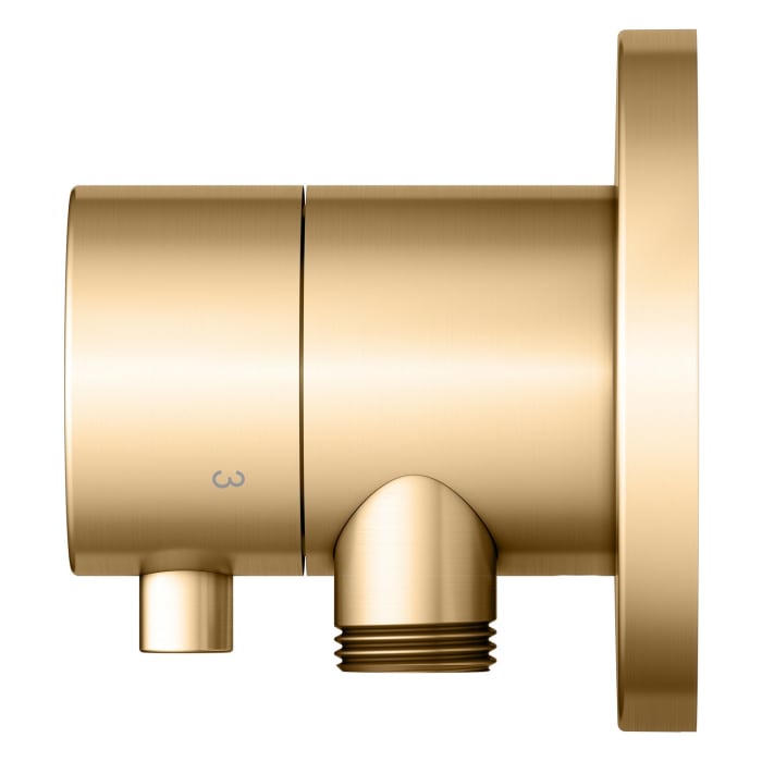 Keuco IXMO Umstellventil für 3 Verbraucher, Unterputz, mit Schlauchanschluss und Brausehalter, Rosette rund