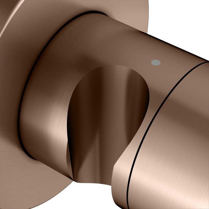 Keuco IXMO Umstellventil für 3 Verbraucher, Unterputz, mit Schlauchanschluss und Brausehalter, Rosette rund