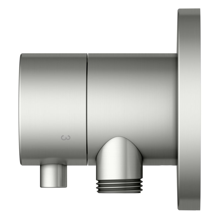 Keuco IXMO Umstellventil für 3 Verbraucher, Unterputz, mit Schlauchanschluss und Brausehalter, Rosette rund