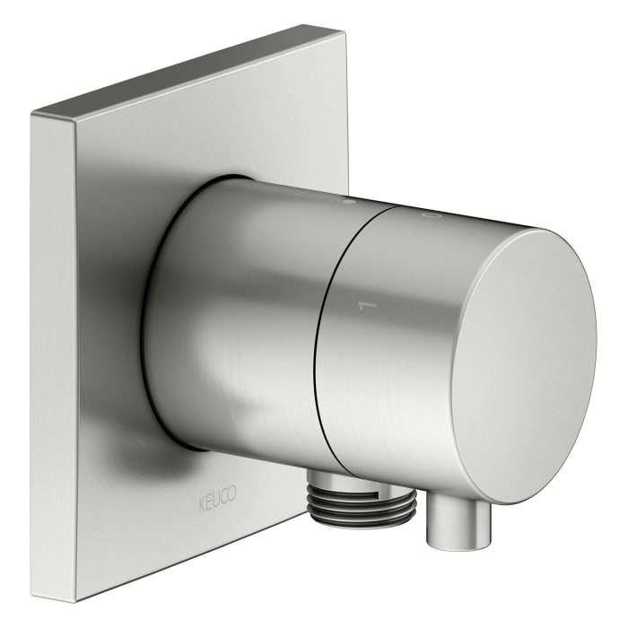 Keuco IXMO Ab- und Umstellventil für 3 Verbraucher, Unterputz, mit Schlauchanschluss, Rosette eckig