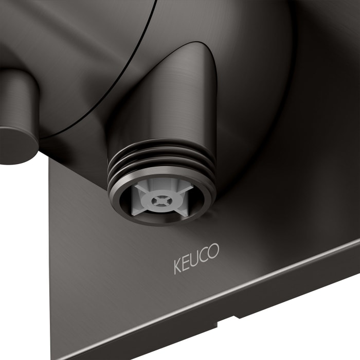 Keuco IXMO Absperrventil Unterputz, mit Schlauchanschluss, Rosette eckig