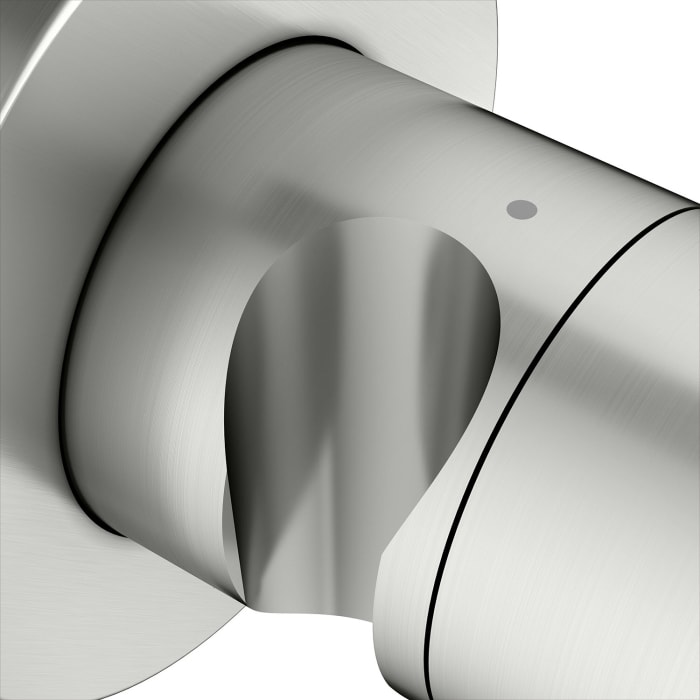 Keuco IXMO Absperrventil Unterputz, mit Schlauchanschluss und Brausehalter, Rosette rund