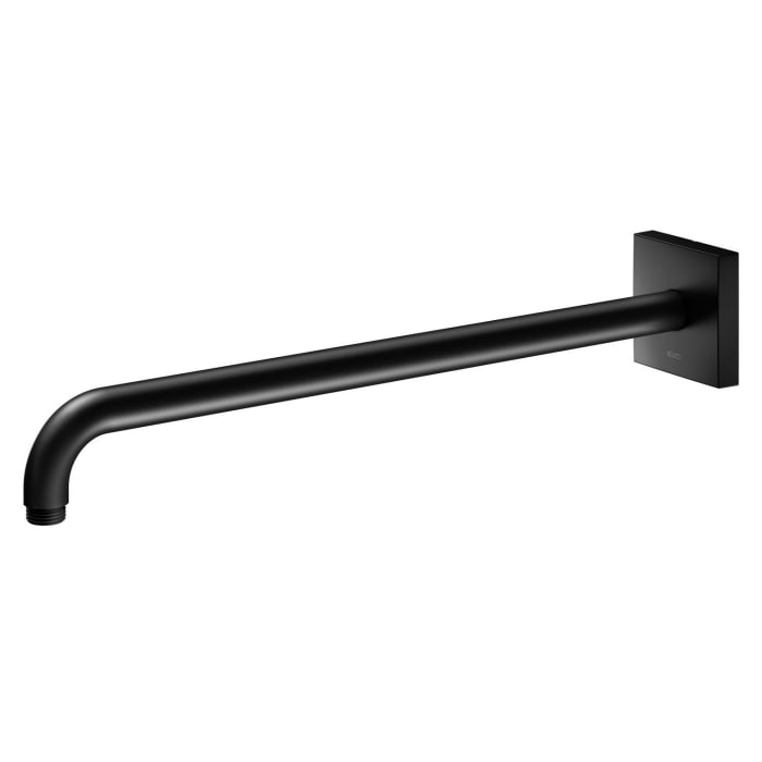 Keuco Black Selection Brausearm für Wandanschluss, Ausladung 45 cm, eckig
