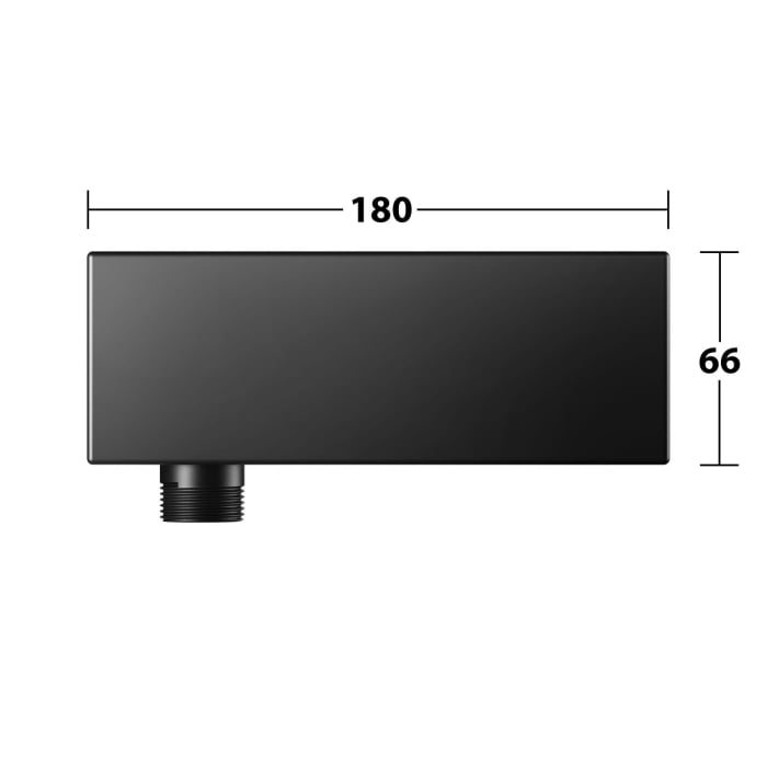 Keuco Black Selection Schlauchanschluss mit Brausehalter für Gussschläuche