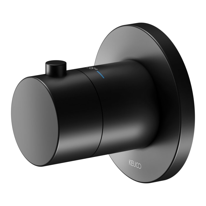Keuco IXMO Black Selection Thermostatarmatur Unterputz, rund