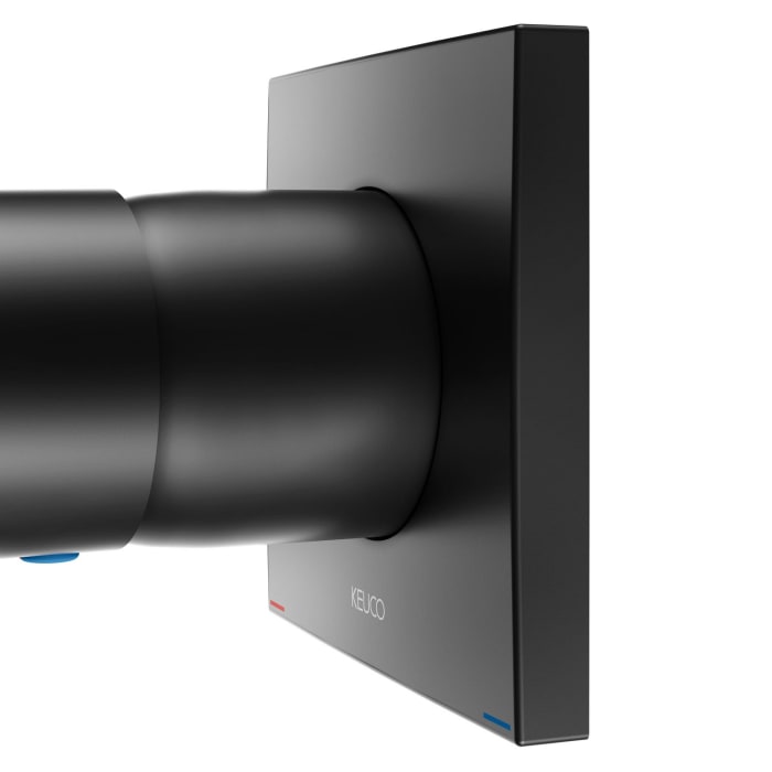 Keuco IXMO Flat Black Selection Unterputz-Einhebelmischer, eckig