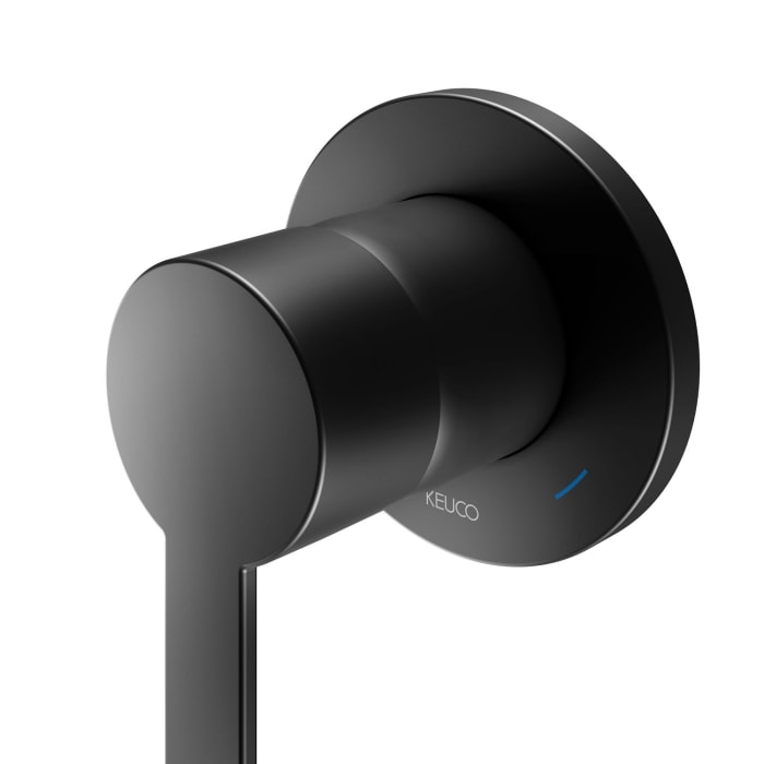 Keuco IXMO Flat Black Selection Unterputz-Einhebelmischer, rund