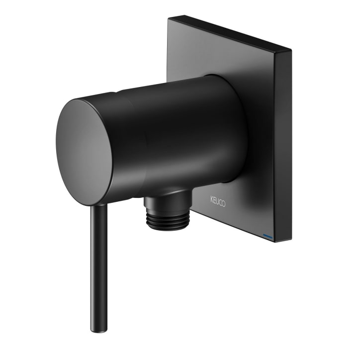 Keuco IXMO Soft Black Selection Unterputz-Einhebel-Brausemischer, mit Schlauchanschluss, eckig