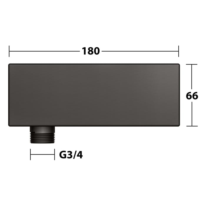 Keuco Schlauchanschluss mit Brausehalter für Gussschläuche