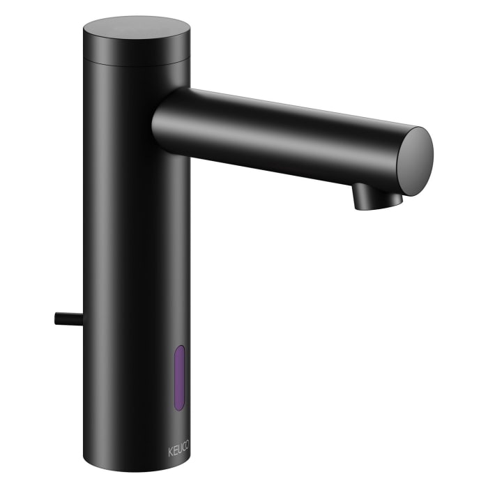 Keuco IXMO Elektronik-Waschtischmischer 130, mit Temperaturregulierung, mit Steckernetzteil