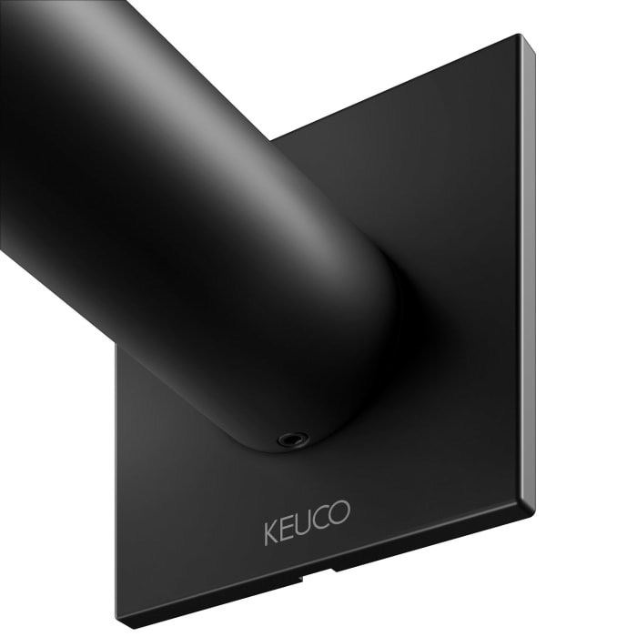 Keuco IXMO Elektronik-Waschtischmischer Unterputz mit Temperaturregulierung, eckig