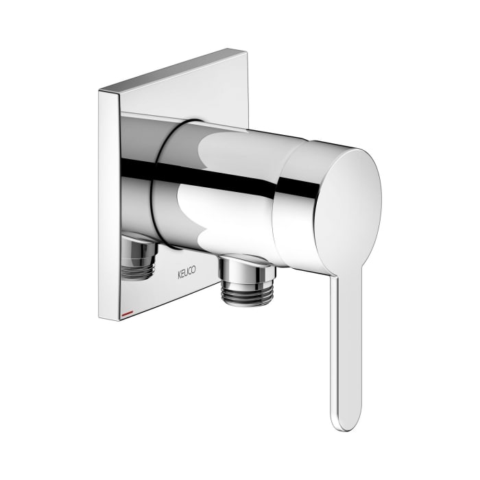 Keuco IXMO Flat Unterputz-Einhebelmischer mit Schlauchanschluss, eckig