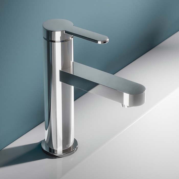 Keuco IXMO Flat Einhebel-Waschtischmischer 130, ohne Ablaufgarnitur