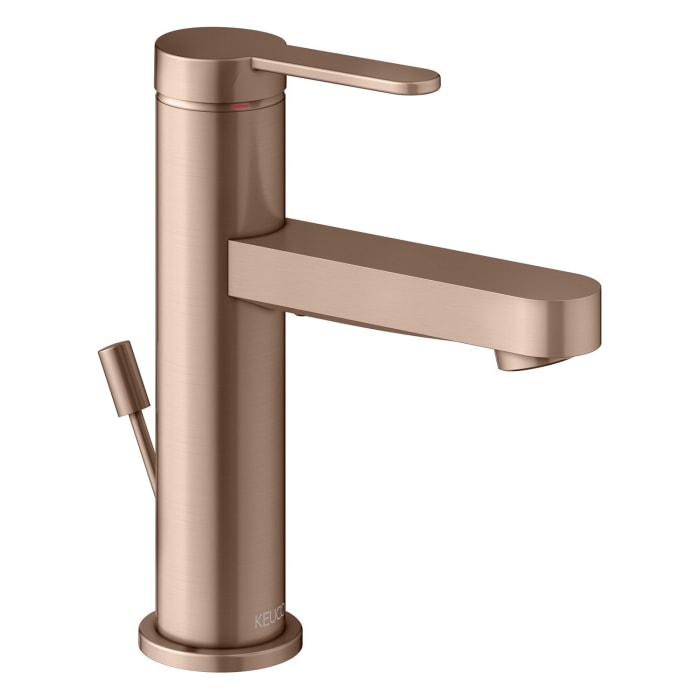 Keuco IXMO Flat Einhebel-Waschtischmischer 100, mit Zugstangen-Ablaufgarnitur