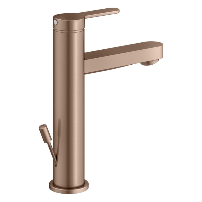 Keuco IXMO Flat Einhebel-Waschtischmischer 130, mit Zugstangen-Ablaufgarnitur