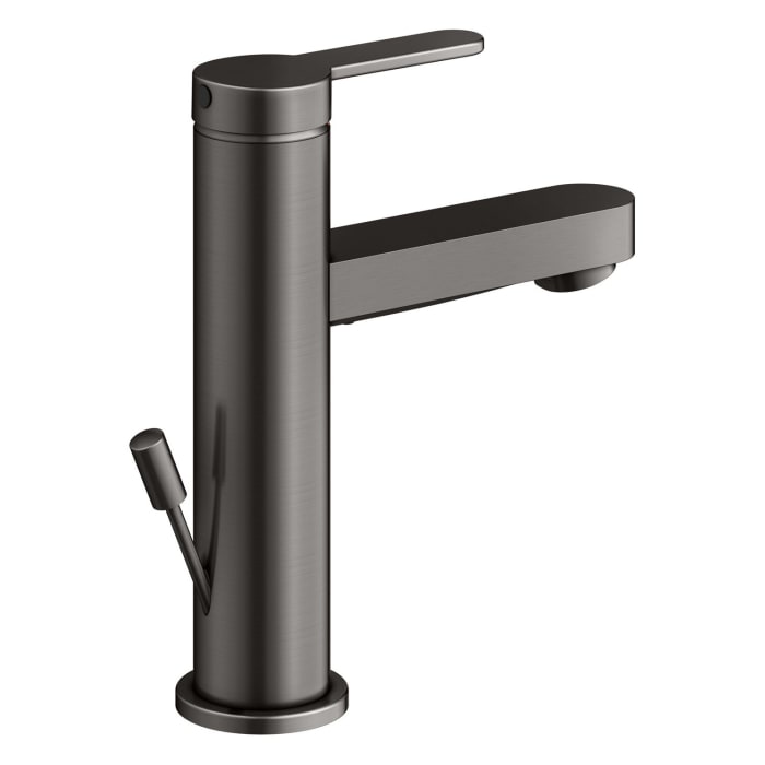 Keuco IXMO Flat Einhebel-Waschtischmischer 100, mit Zugstangen-Ablaufgarnitur