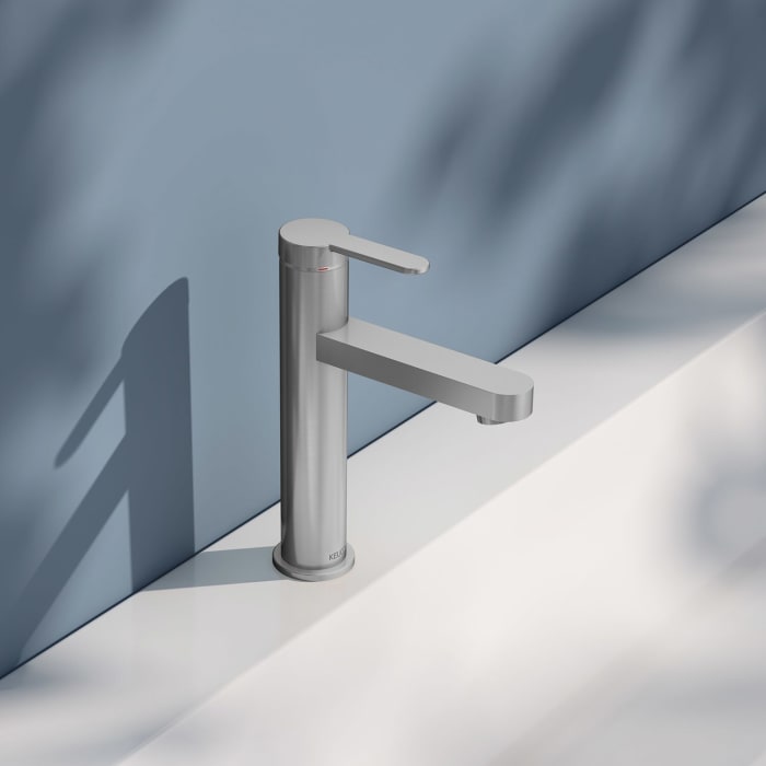 Keuco IXMO Flat Einhebel-Waschtischmischer 130, ohne Ablaufgarnitur