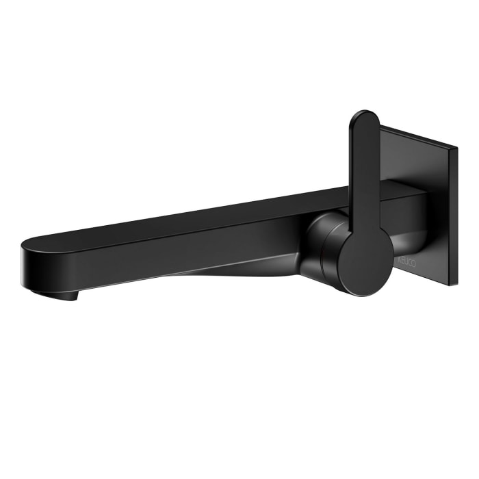 Keuco IXMO Flat Black Selection Einhebel-Waschtischmischer Unterputz, Ausladung 22,5 cm, eckig