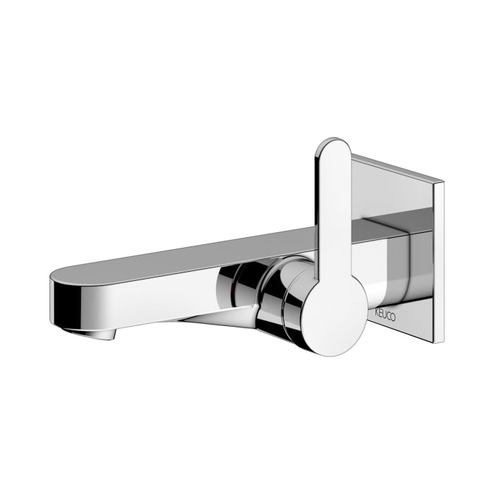 Keuco IXMO Flat Einhebel-Waschtischmischer Unterputz, Ausladung 16,5 cm, eckig