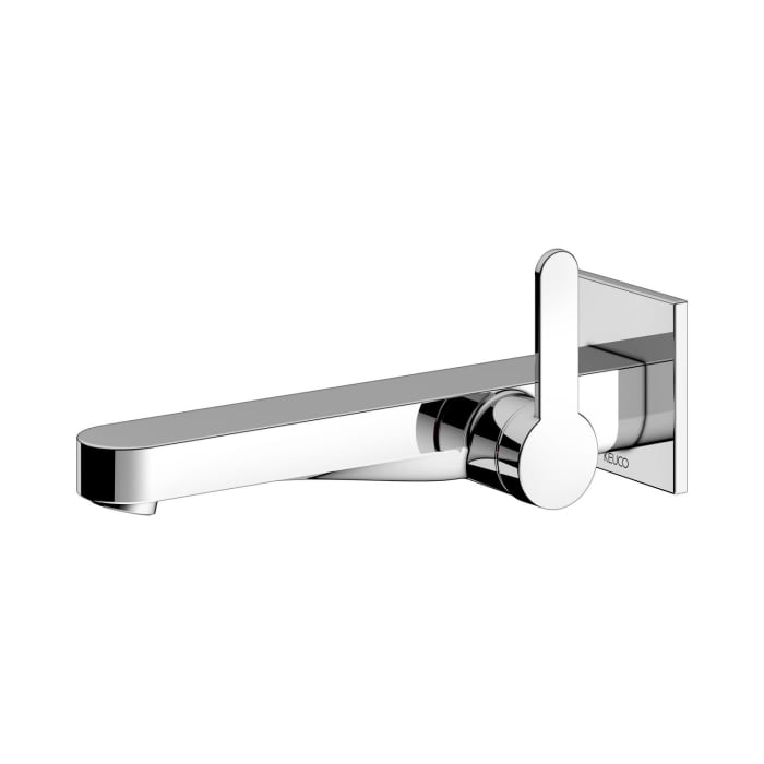 Keuco IXMO Flat Einhebel-Waschtischmischer Unterputz, Ausladung 22,5 cm, eckig
