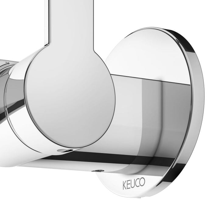 Keuco IXMO Flat Einhebel-Waschtischmischer Unterputz, Ausladung 16,5 cm, rund