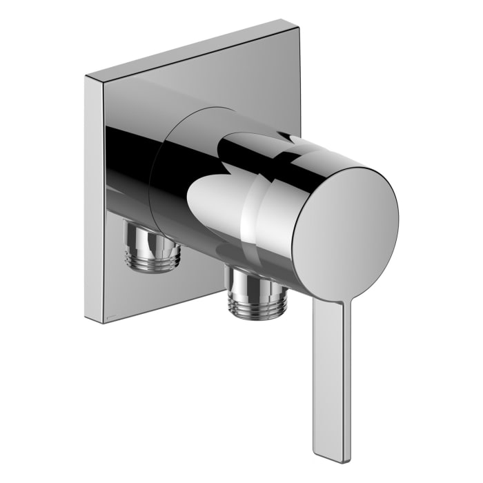 Keuco IXMO Unterputz Duschsystem mit Einhebel-Brausemischer, Handbrause und Brausestange, eckig