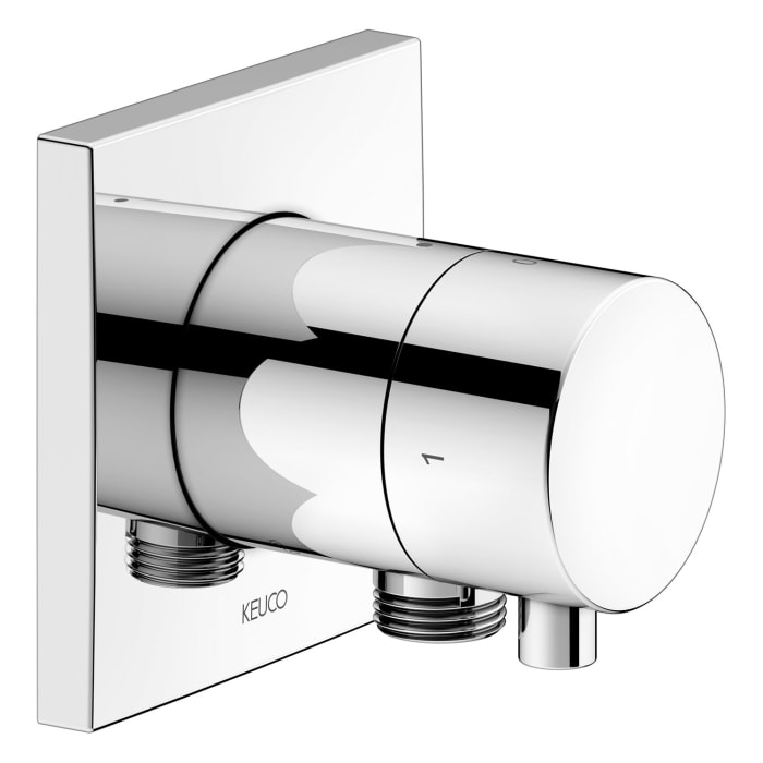 Keuco IXMO Unterputz Duschsystem mit Thermostatarmatur, Handbrause, Brausestange und Kopfbrause, eckig