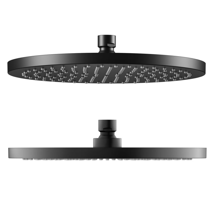Keuco IXMO Unterputz Duschsystem mit Thermostatarmatur, Stabhandbrause und Kopfbrause, rund