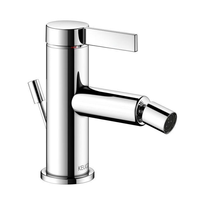 Keuco IXMO Pure Einhebel-Bidetmischer mit Zugstangen-Ablaufgarnitur