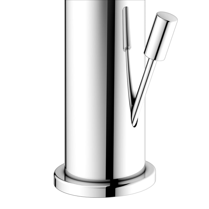 Keuco IXMO Pure Einhebel-Waschtischmischer 130, mit Zugstangen-Ablaufgarnitur